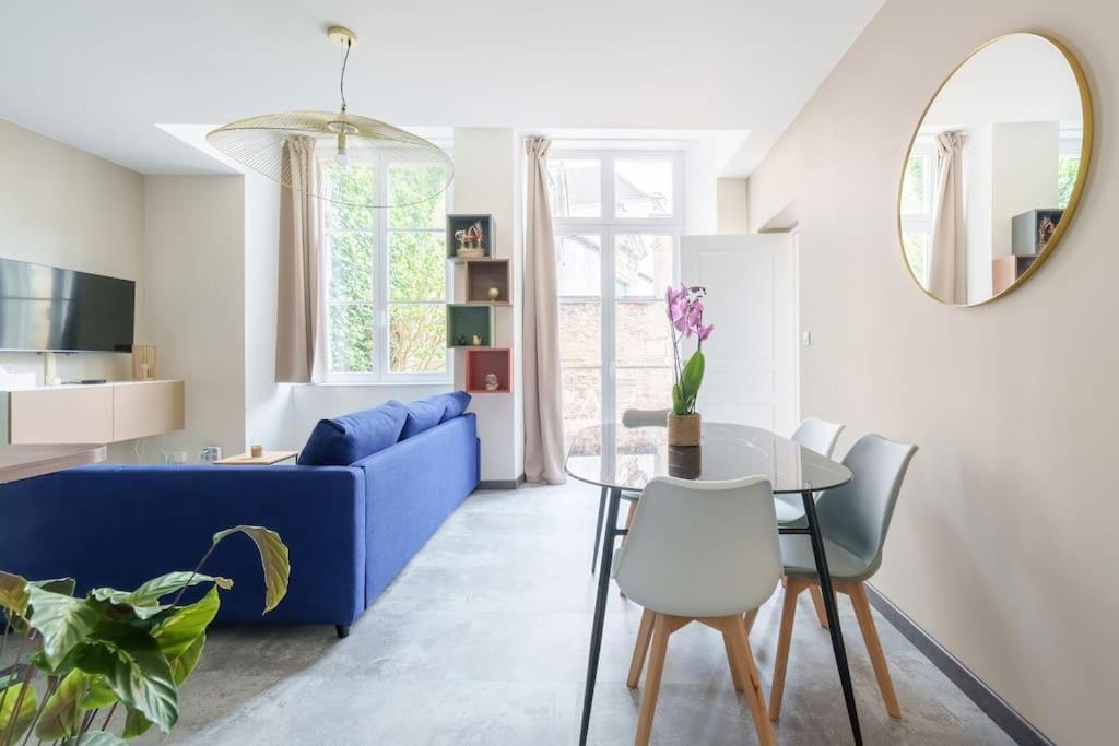 Appartement Lumineux Avec Cour Chaumont  Ngoại thất bức ảnh